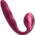 FUN FACTORY - ALLEGRO Einsetzbarer Doppel-Luftpulsvibrator Weinrot Vibrator diskret online kaufen