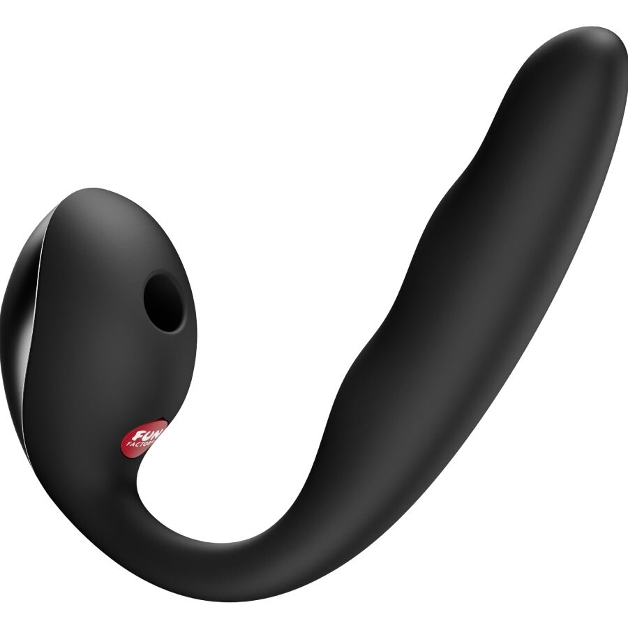FUN FACTORY - ALLEGRO Einsetzbarer Doppel-Luftpulsvibrator Schwarz für intensive Stimulation und Self-Love