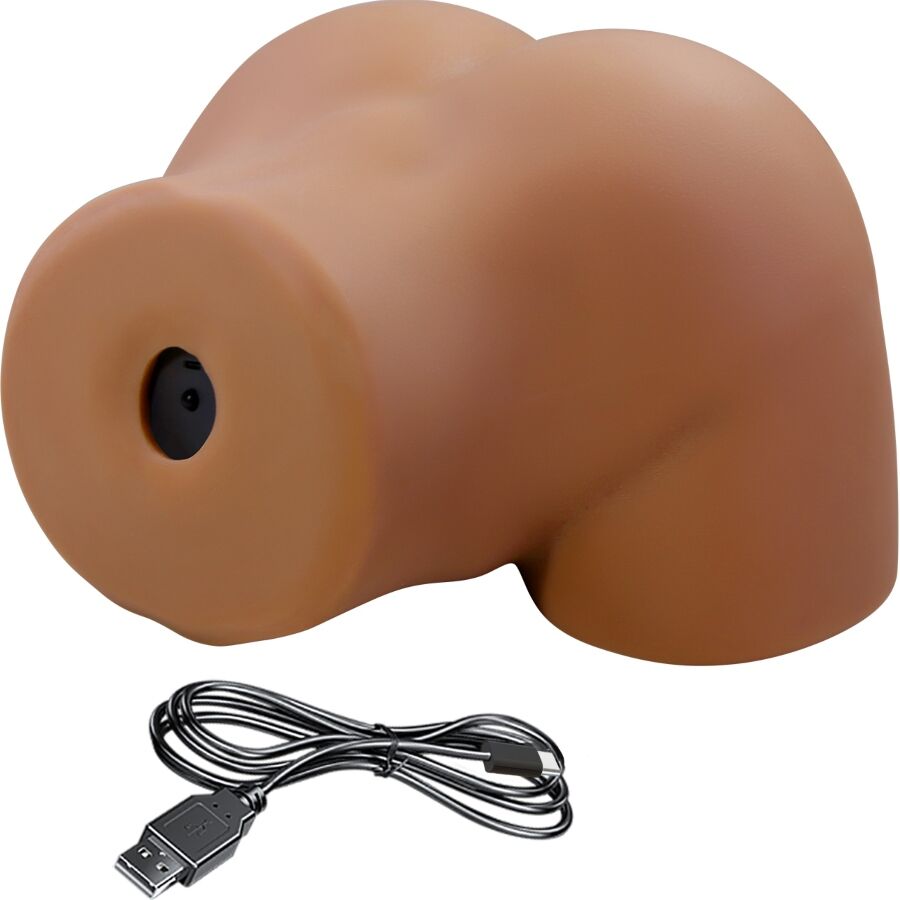 CRAZY BULL - GERIANN REALISTISCHER WEIBLICHER PO-VIBRATOR UND SAUGER MIT TON 5,5 KG für sinnliche Momente allein oder zu zweit