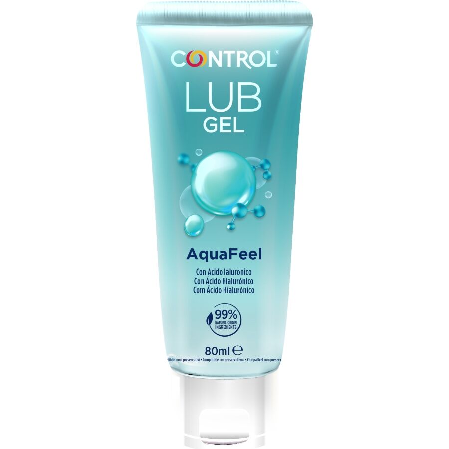 CONTROL - AQUAFEEL GLEITMITTEL MIT HYALURONSÄURE 80 ML – Erotik-Zubehör Bild 1