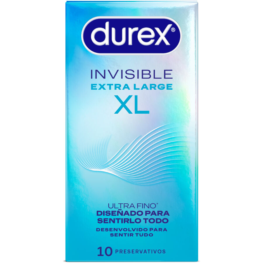 Durex Invisible XL 10er-Pack – Ultradünne Kondome für maximale Empfindungen Kondome diskret online kaufen