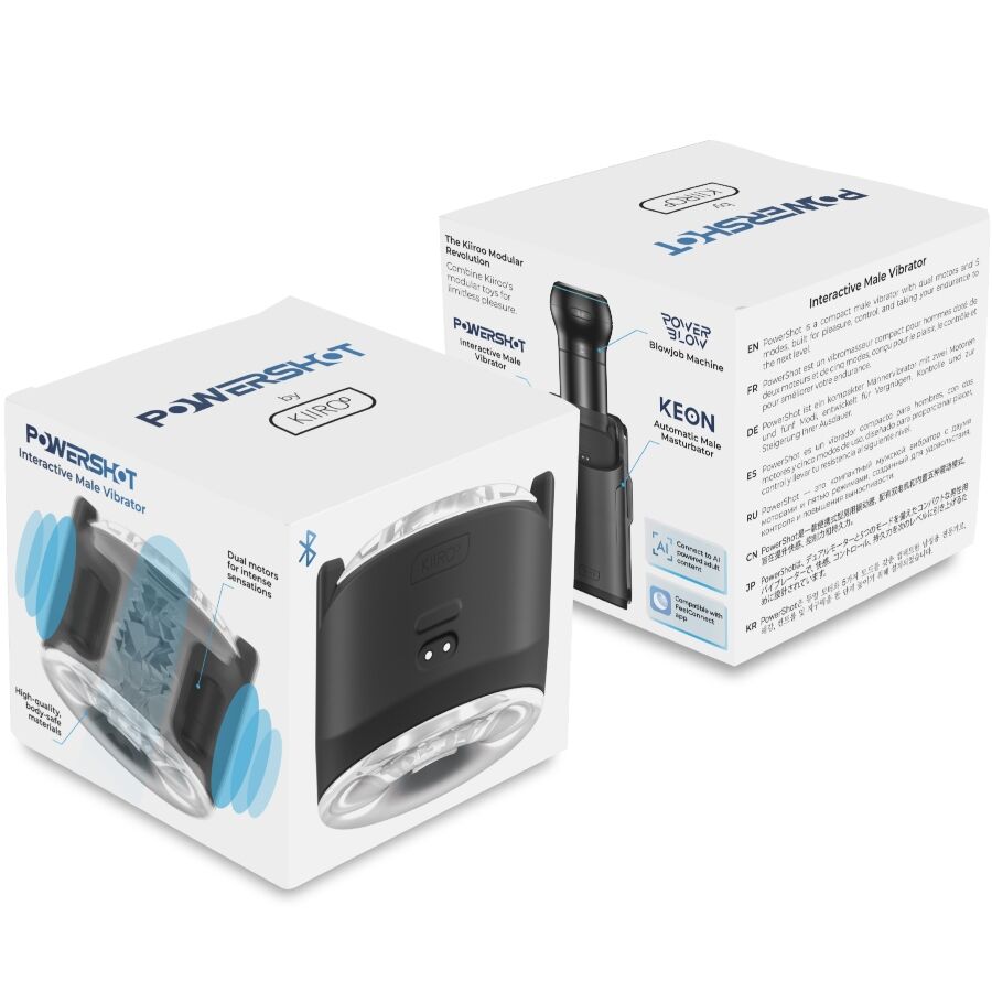KIIROO - POWERSHOT MÄNNLICHER TASCHENVIBRATOR für sinnliche Momente allein oder zu zweit