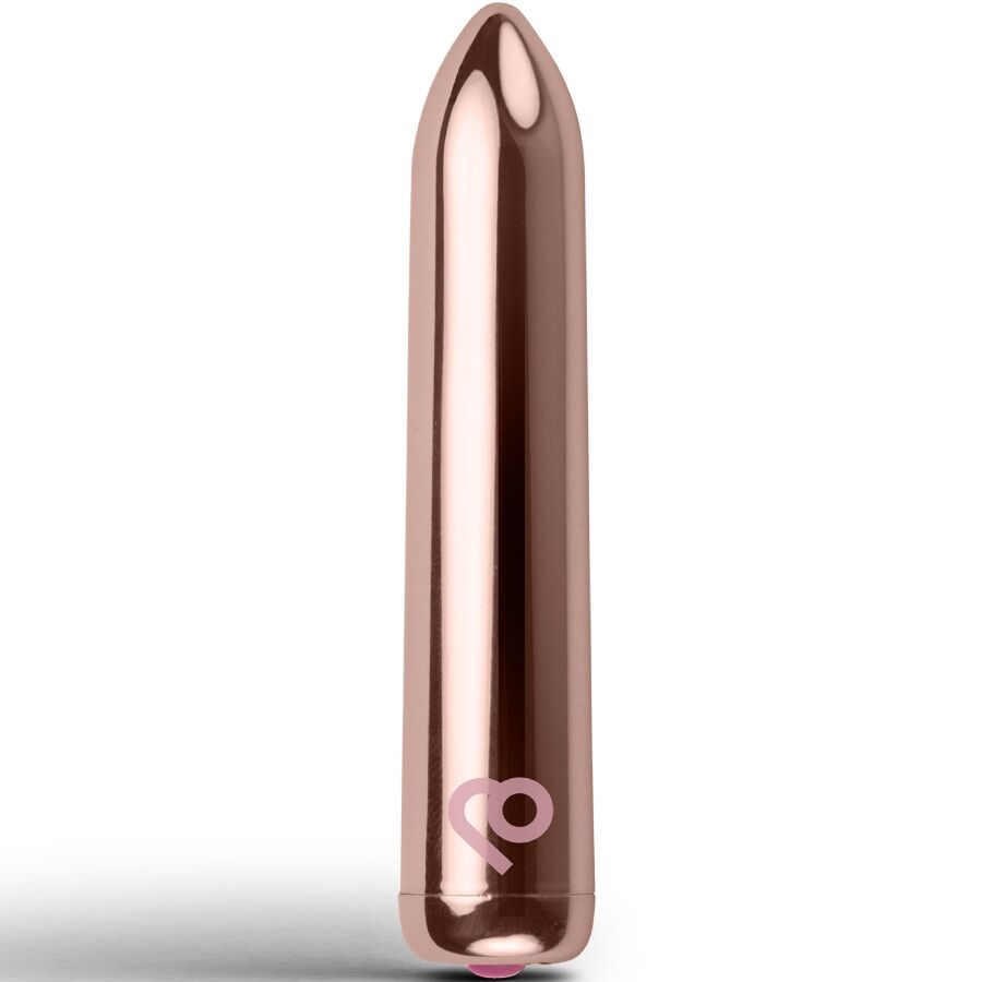 ROCKS-OFF - WIEDERAUFLADBARER VIBRIERENDER BULLET GOLDEN ROSE – Sinnliche Deko Bild 1