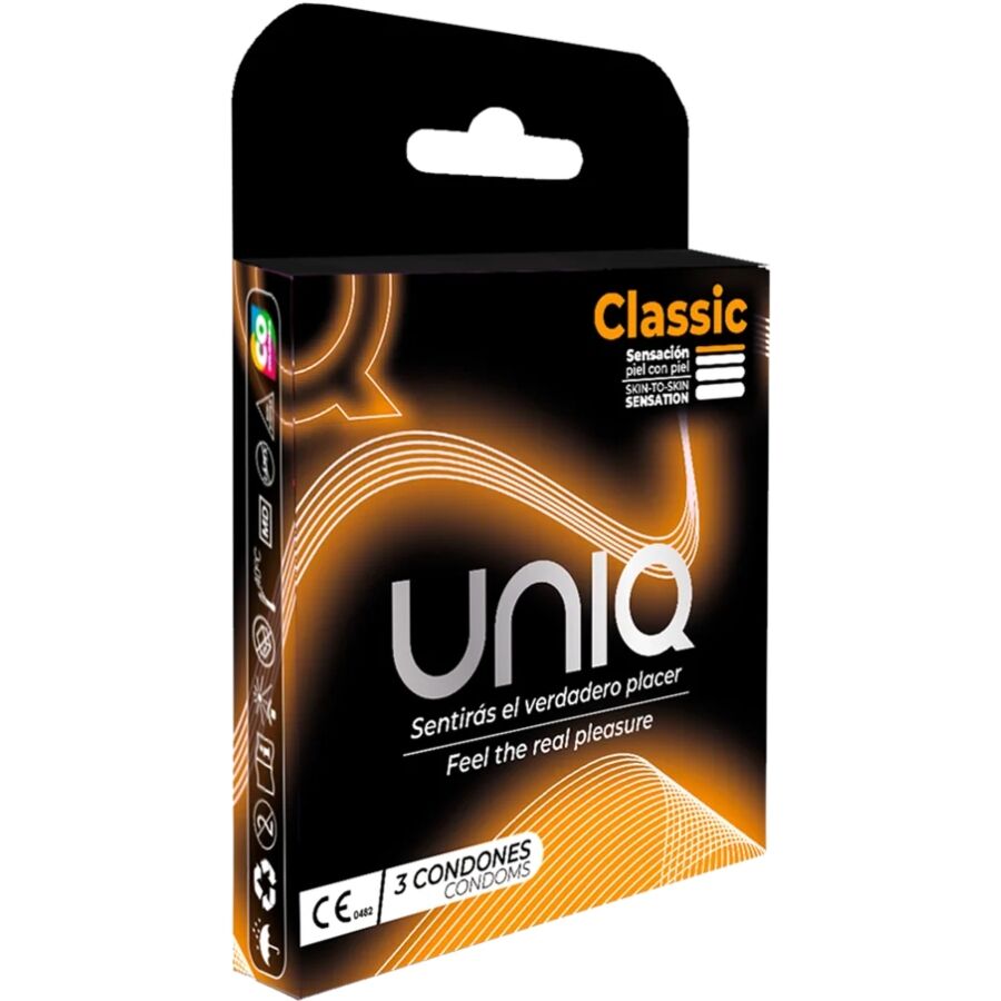 UNIQ - CLASSIC LATEXFREIE KONDOME 3 EINHEITEN Kondome diskret online kaufen