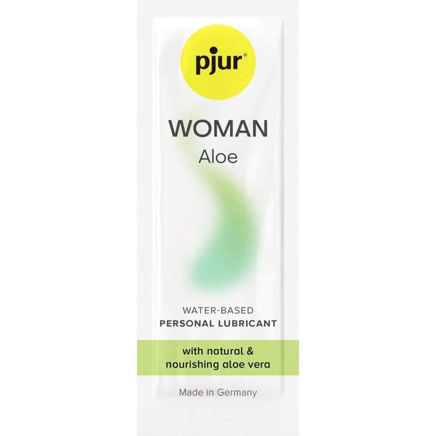 PJUR Woman Aloe 2 ml – Wasserbasiertes Gleitmittel für Frauen – Erotik-Zubehör Bild 2