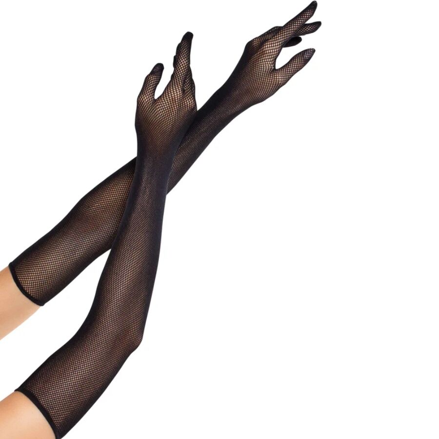 LEG AVENUE - OPERA LANGE NETZHANDSCHUHE SCHWARZ Dessous Produktansicht