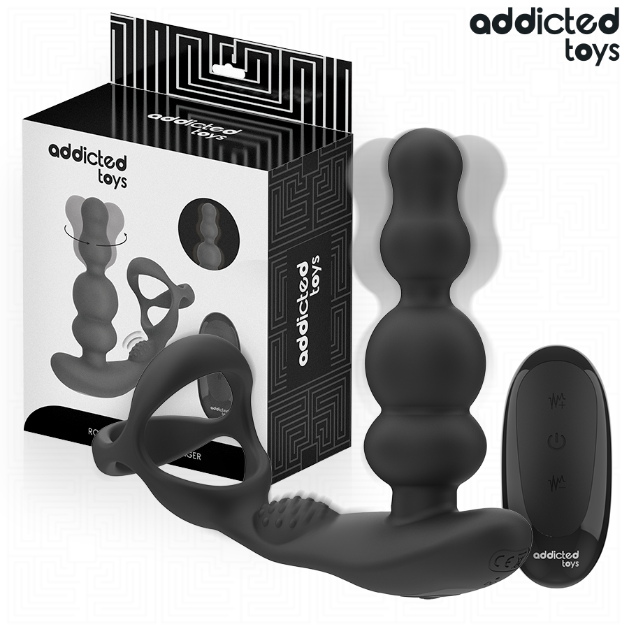 ADDICTED TOYS – ROTIERENDER PROSTATAMASSAGEGERÄT MIT FERNBEDIENUNG Prostata-Massager diskret online kaufen