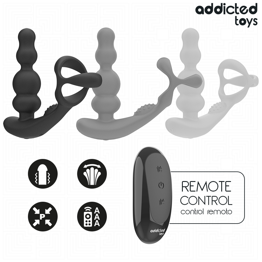 ADDICTED TOYS – ROTIERENDER PROSTATAMASSAGEGERÄT MIT FERNBEDIENUNG Prostata-Massager diskret online kaufen