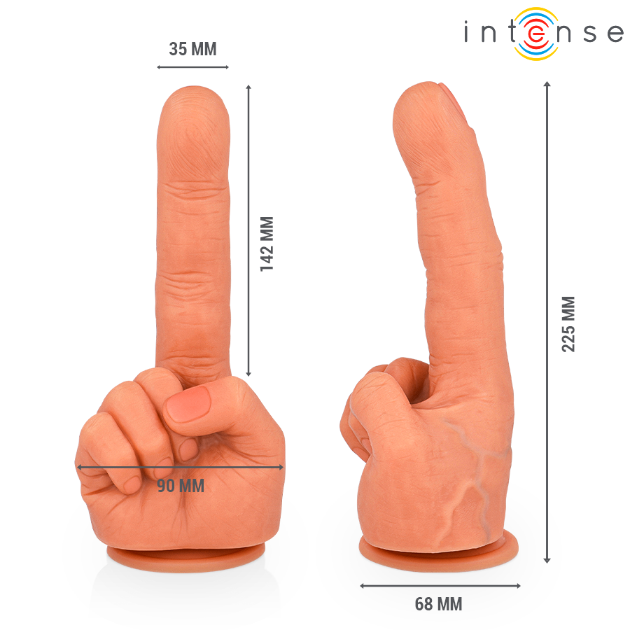 INTENSE - HUBERT G-SPOT STIMULATOR FLEXIBLE HAND 14,2 CM für intensive Stimulation und Self-Love