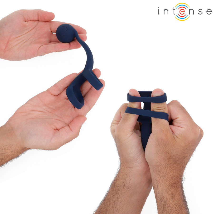 INTENSE - TYSON COCK RING MIT VIBRIERENDER KUGEL Ø 3,2 CM – Vibrator Bild 4