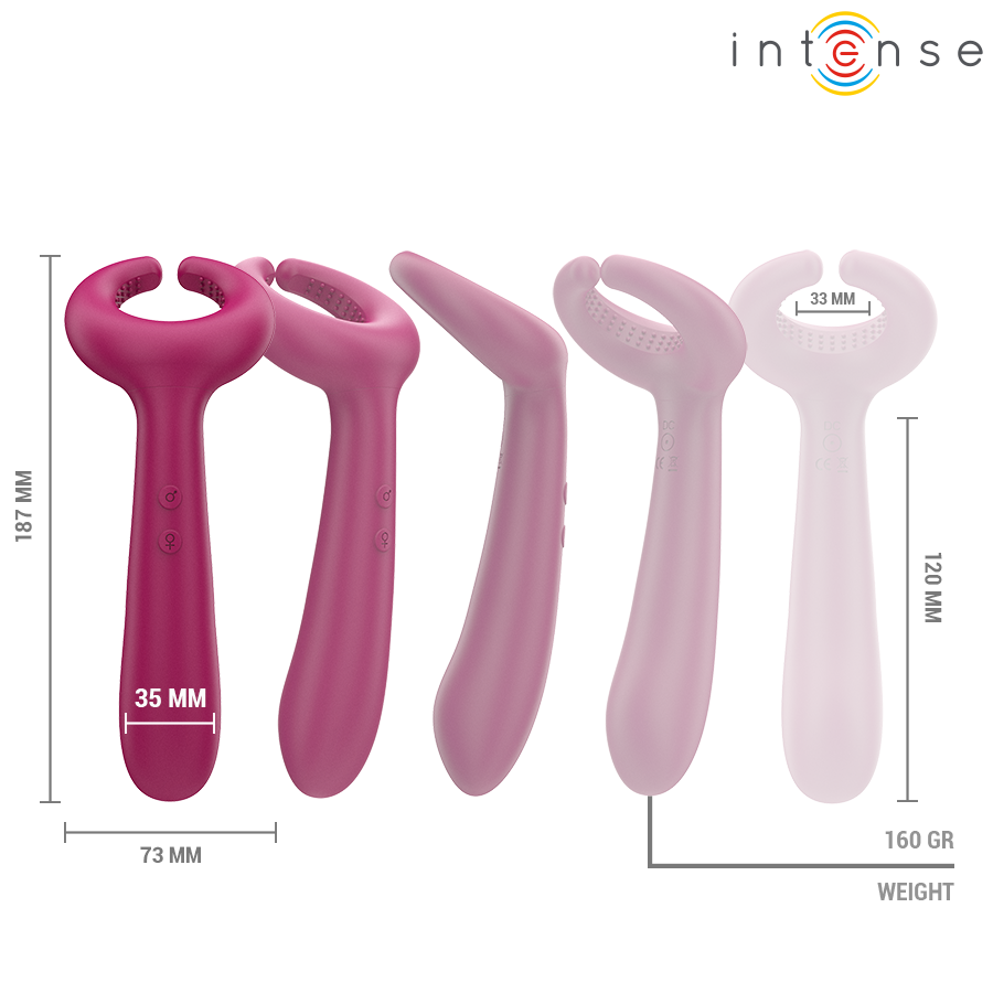 INTENSE - ROWAN INCLUSIVE PAARVIBRATOR für sinnliche Momente allein oder zu zweit