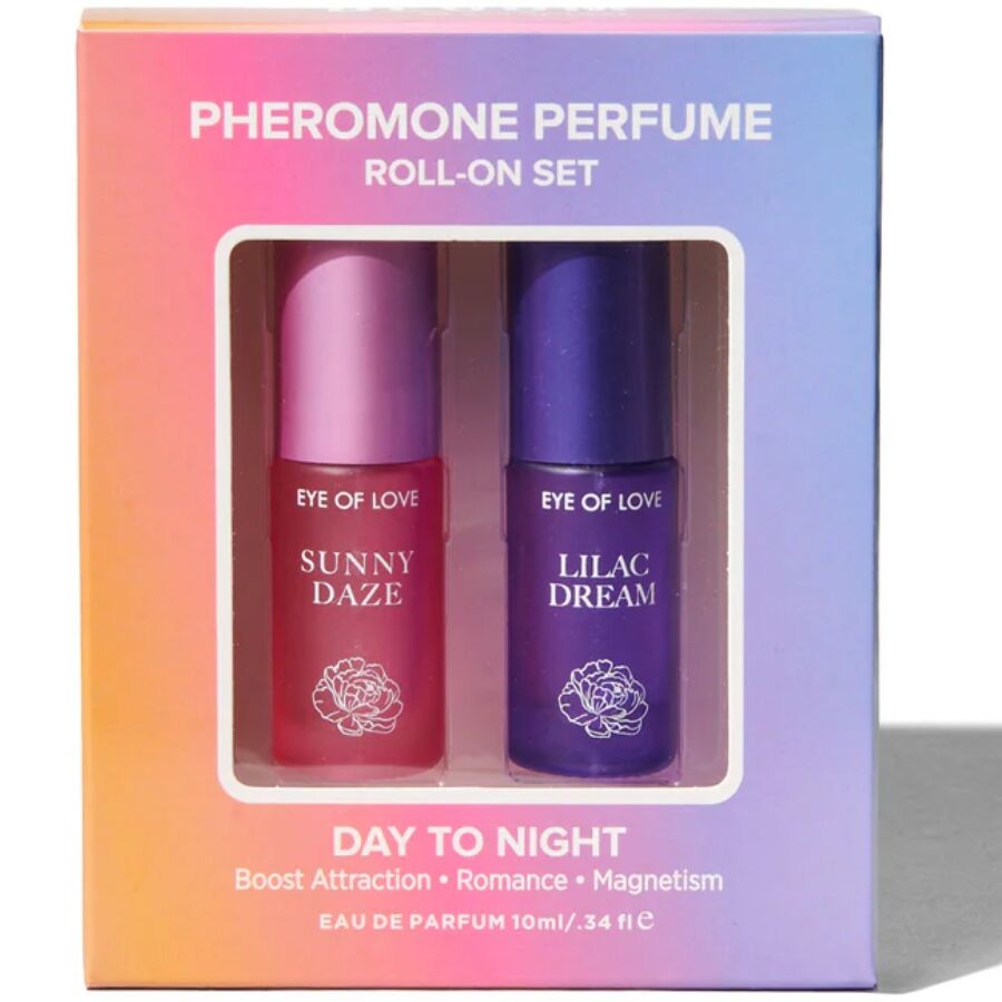 EYE OF LOVE Bloom Day to Night Pheromone Roll-On Parfüm Set 2x5 ml – Duft Set