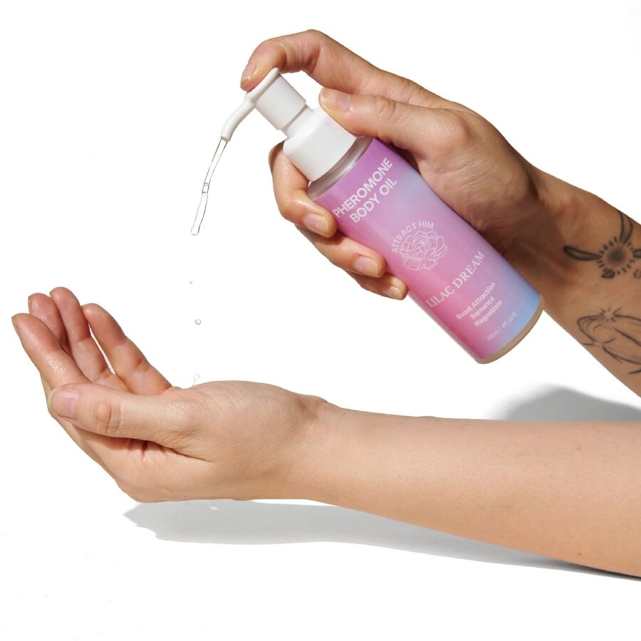 Eye of Love Bloom Lilac Dream Körperöl mit Pheromonen 120 ml – Sinnliche Pflege & Duft – Pheromon-Produkt Bild 2