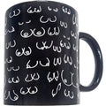 DIABLO PICANTE – Tittenbecher Schwarz 370 ml | Lustiges Geschenk – Brust-Accessoire von Secret Pulse