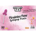 DIABLO GOLOSO – 50 Penis-Lutscher Gin Tonic Erdbeer 10 % Alkohol – Erotik-Süßigkeit von Secret Pulse