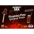 DIABLO GOLOSO – 50 Penis-Lollipops Rum-Cola 10 % Alkohol | Party – Erotik-Süßigkeit von Secret Pulse