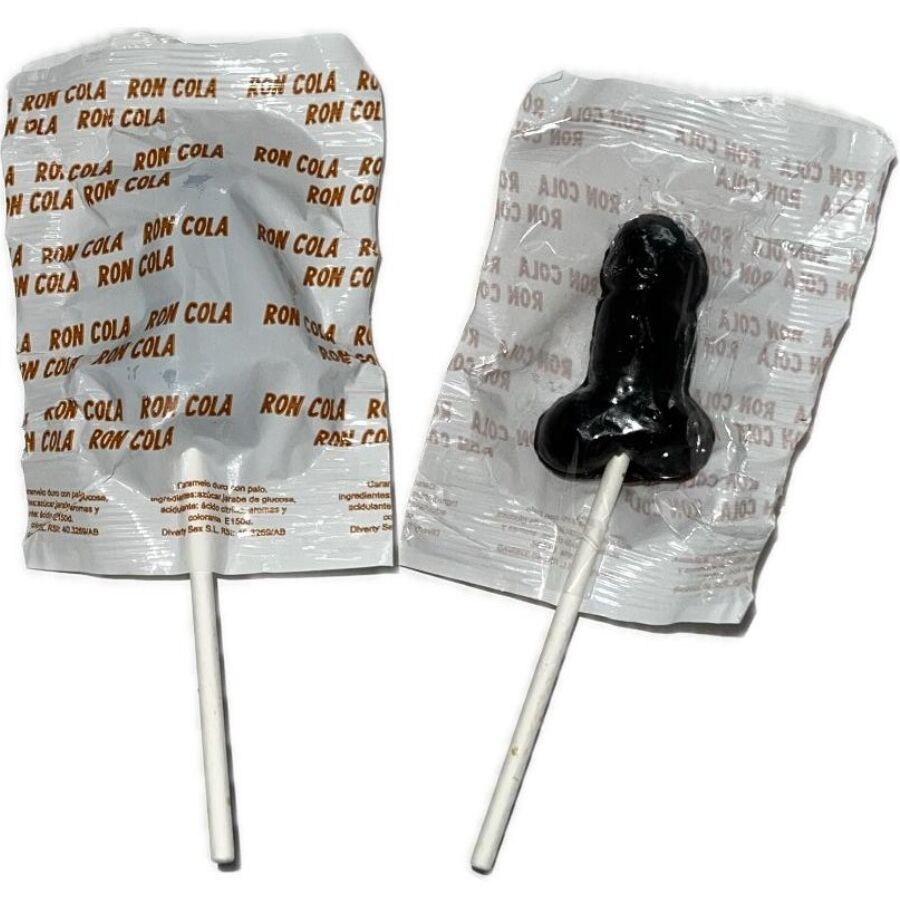 DIABLO GOLOSO – Penis Lollipop Rum-Cola 10 % Alkohol | Party – Erotik-Süßigkeit von Secret Pulse