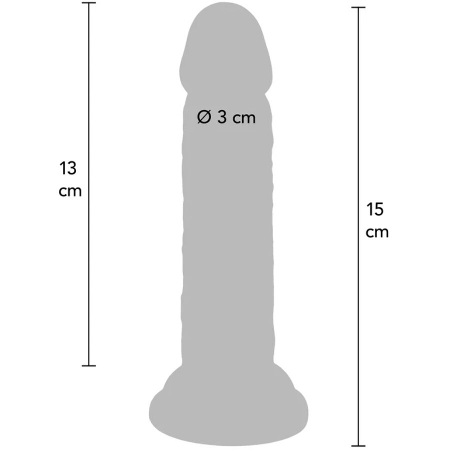 GET REAL - DELUXE REALISTISCHER PENIS 15 CM für sinnliche und diskrete Momente