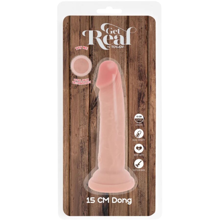 GET REAL - DELUXE REALISTISCHER PENIS 15 CM hochwertiges Intimtoy