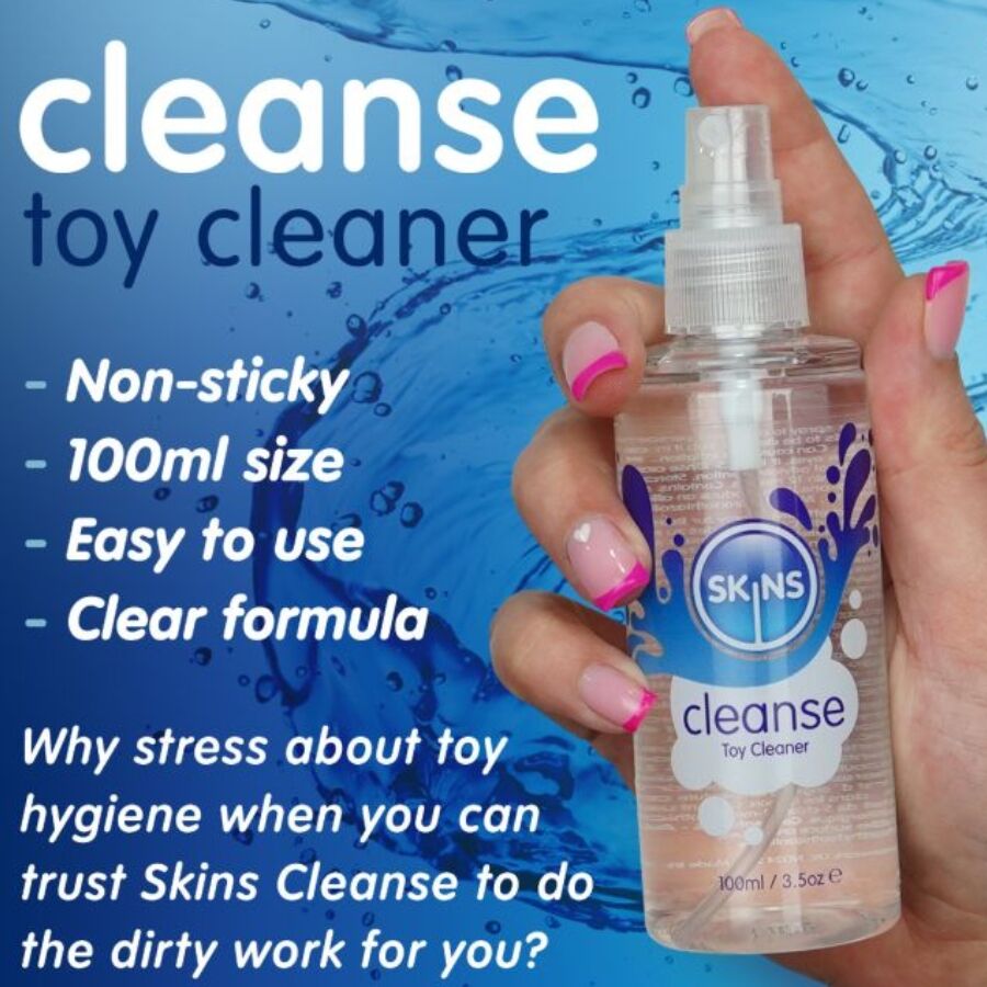 SKINS Cleanse Spielzeugreiniger – 100 ml, Sprühflasche – Toy-Reiniger Bild 2
