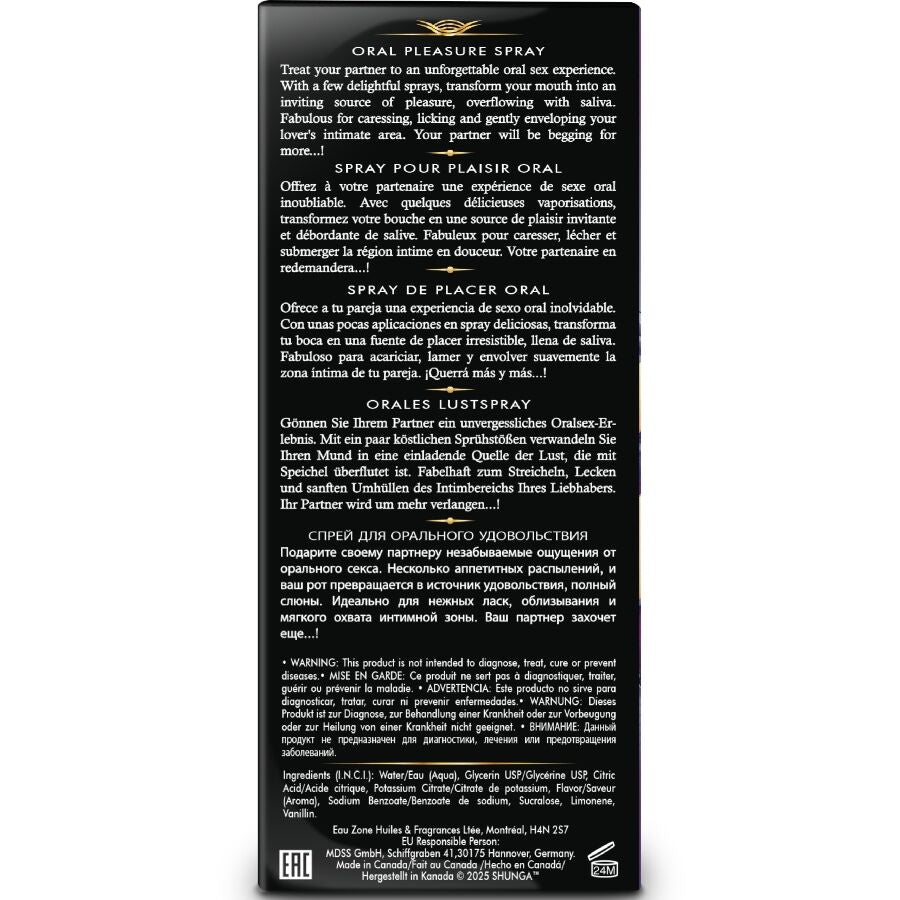 Shunga Lustiges Oralsex-Spray Exotische Früchte 20 ml – Sinnliche Stimulation – Intimkosmetik Bild 4