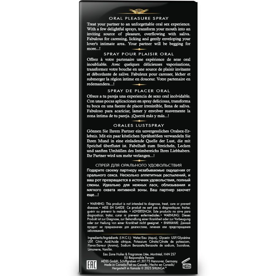 Shunga Pleasure Spray Wassermelone 20 ml – Luststeigerndes Oralsex Spray – Intimkosmetik Bild 4