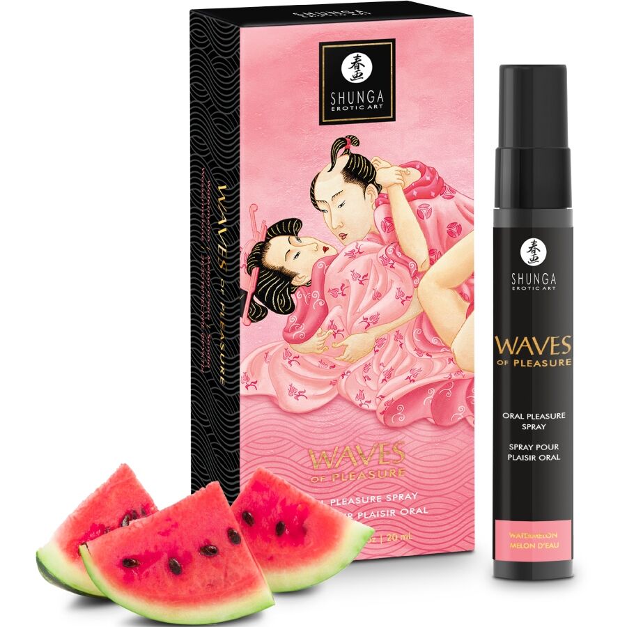 Shunga Pleasure Spray Wassermelone 20 ml – Luststeigerndes Oralsex Spray – Intimkosmetik Bild 1