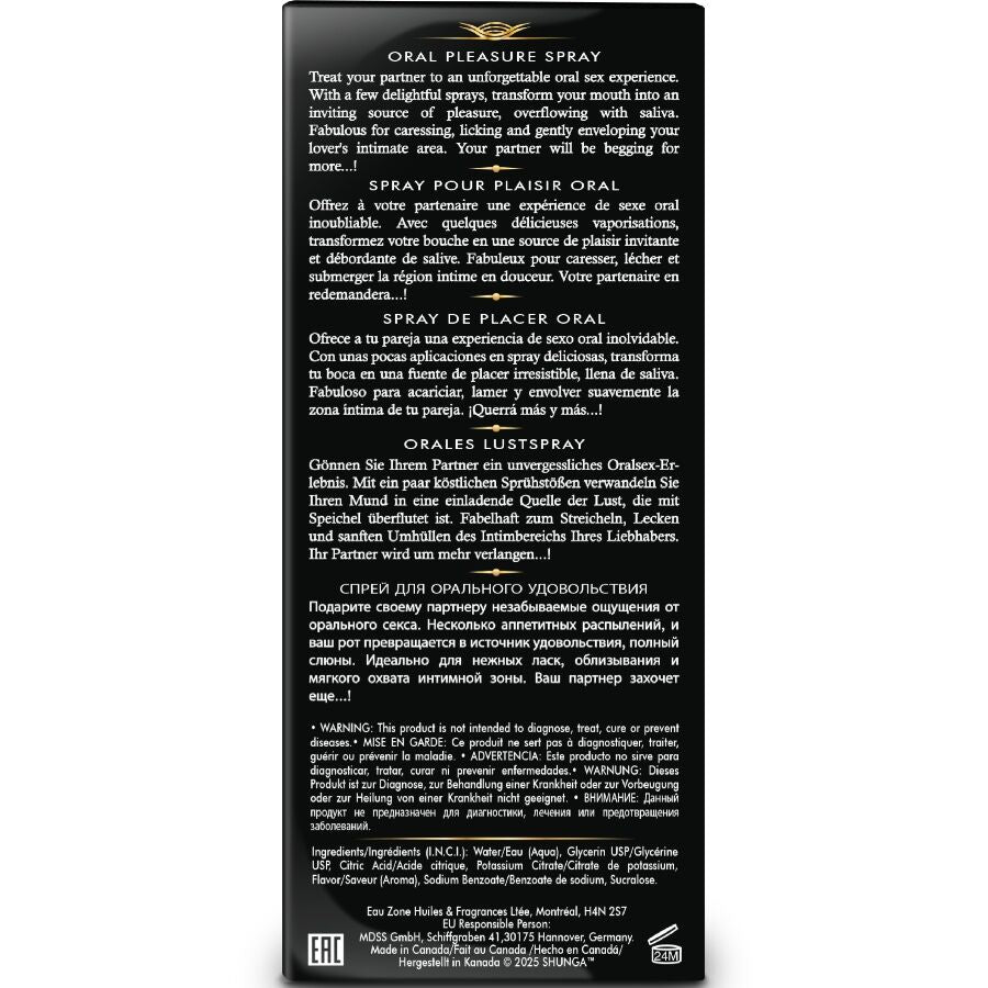Shunga Pleasure Spray Erdbeere 20 ml – Luststeigerndes Oralsex Spray – Intimkosmetik Bild 4