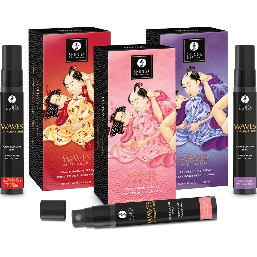 Shunga Pleasure Spray Erdbeere 20 ml – Luststeigerndes Oralsex Spray – Intimkosmetik Bild 5