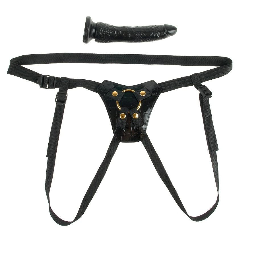 Fetish Fantasy Gold Strap-On Harness – Designer-Edition, bodysafe & verstellbar Strap-On Dildo diskret online kaufen