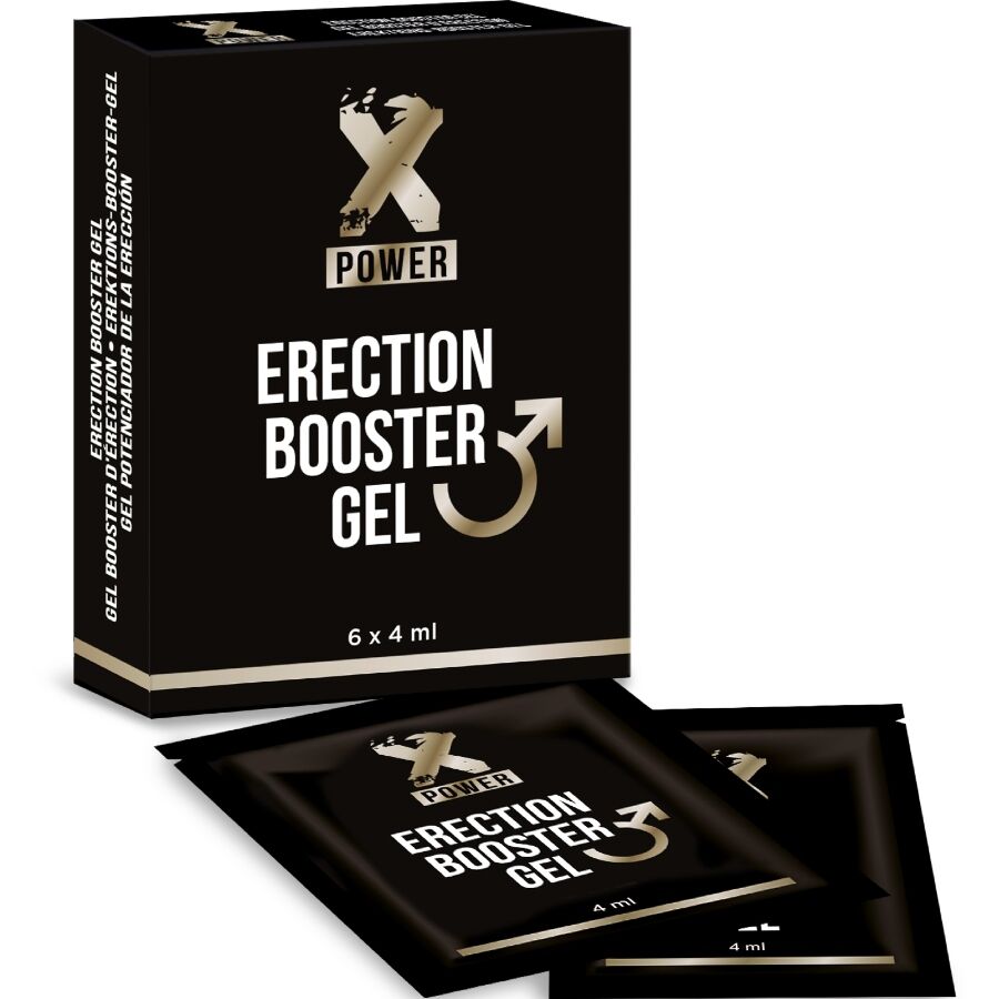 XPOWER Erection Booster Gel 6 x 4 ml – Schnelle Erektion & Penisstimulation Gleitgel diskret online kaufen