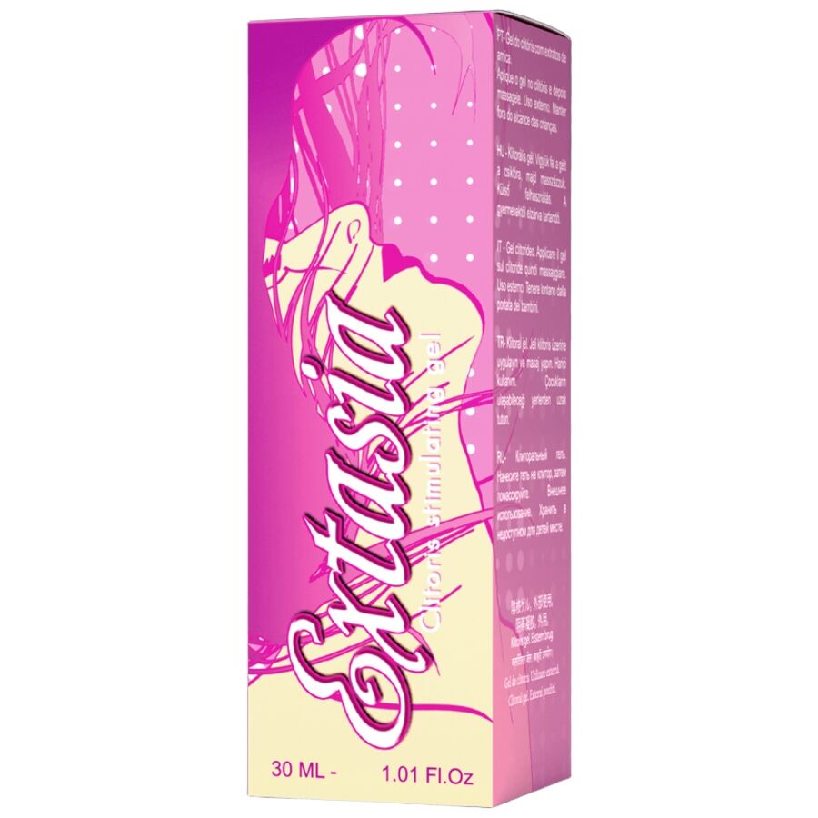 RUF Extasia Klitorisgel 30 ml – Stimulierendes Intimgel für Frauen Produktverpackung und Details