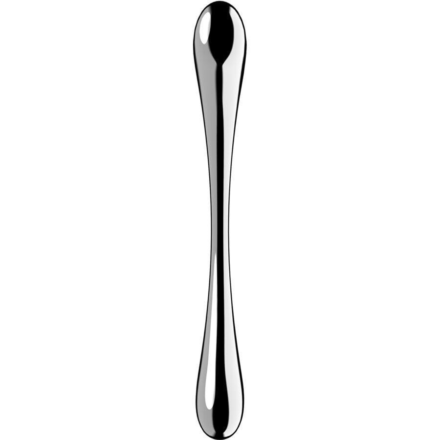 Satisfyer Cosmic Crest 1 Edelstahl Dildo – Doppelseitig & G-Punkt Stimulation Produktansicht und Details