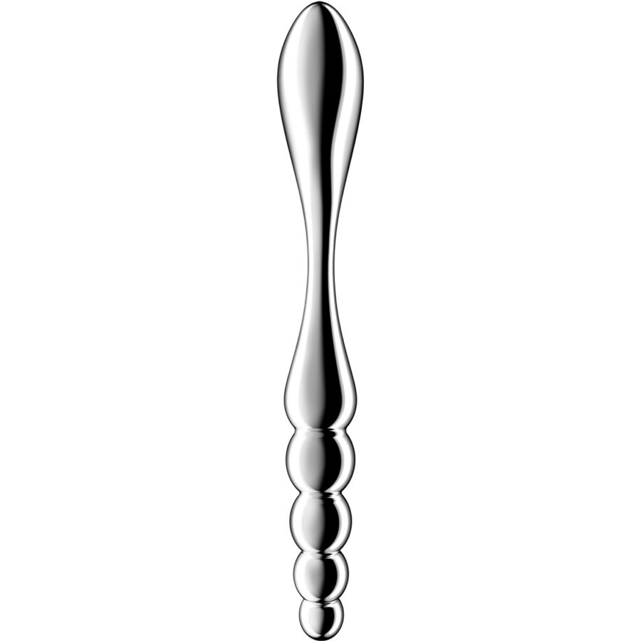 SATISFYER Star Force 1 Edelstahl Doppeldildo – G-Punkt & Anal Produktansicht und Details