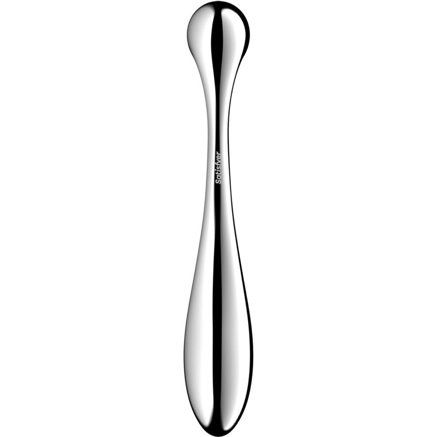 SATISFYER - STAR FORCE 4 EDELSTAHL DOPPELDILDO für sinnliche und diskrete Momente