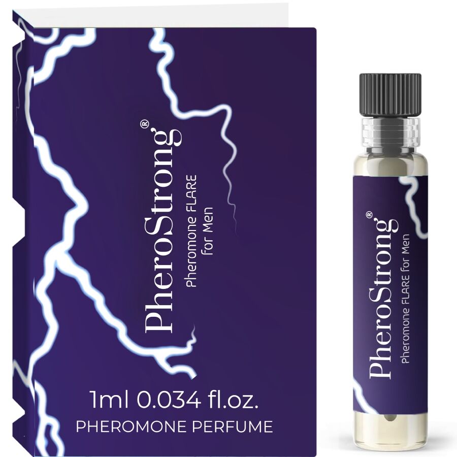 PHEROSTRONG Flare Pheromonparfüm für Männer 1 ml – Intensiver Herrenduft – Pheromon-Produkt von Secret Pulse