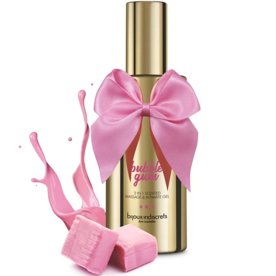 BIJOUX - BUBBLE GUM 2·IN·1 DUFTENDES MASSAGE- & INTIMGEL 100 ML – Pheromon-Produkt Bild 2