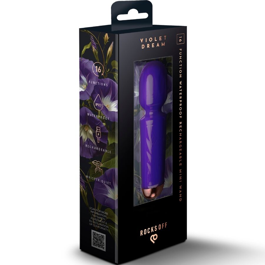 ROCKS-OFF - MINI-AUFLADBARER STAB MIT 16 FUNKTIONEN VIOLET DREAM – Erotik-Zubehör Bild 6