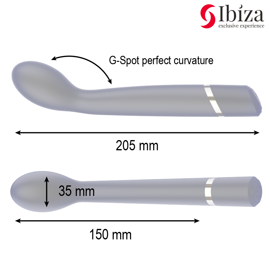 IBIZA G-Punkt-Vibrator in elegantem Design für intensive Stimulation