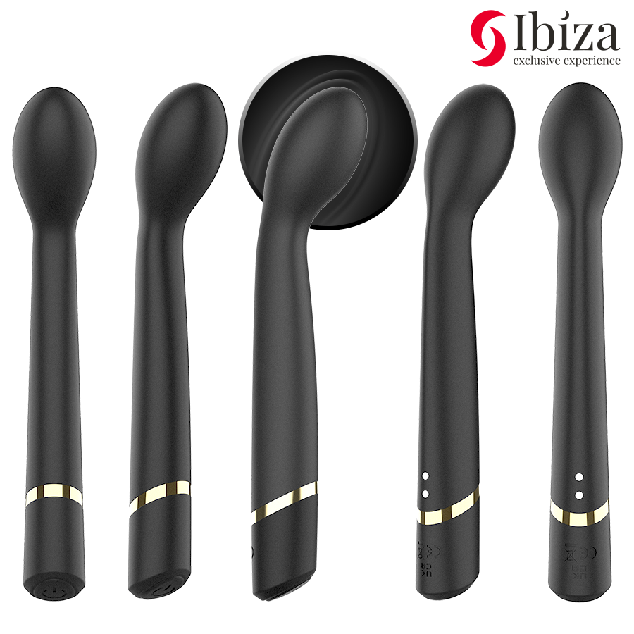 Wiederaufladbarer G-Punkt-Vibrator mit magnetischem Ladegerät von IBIZA
