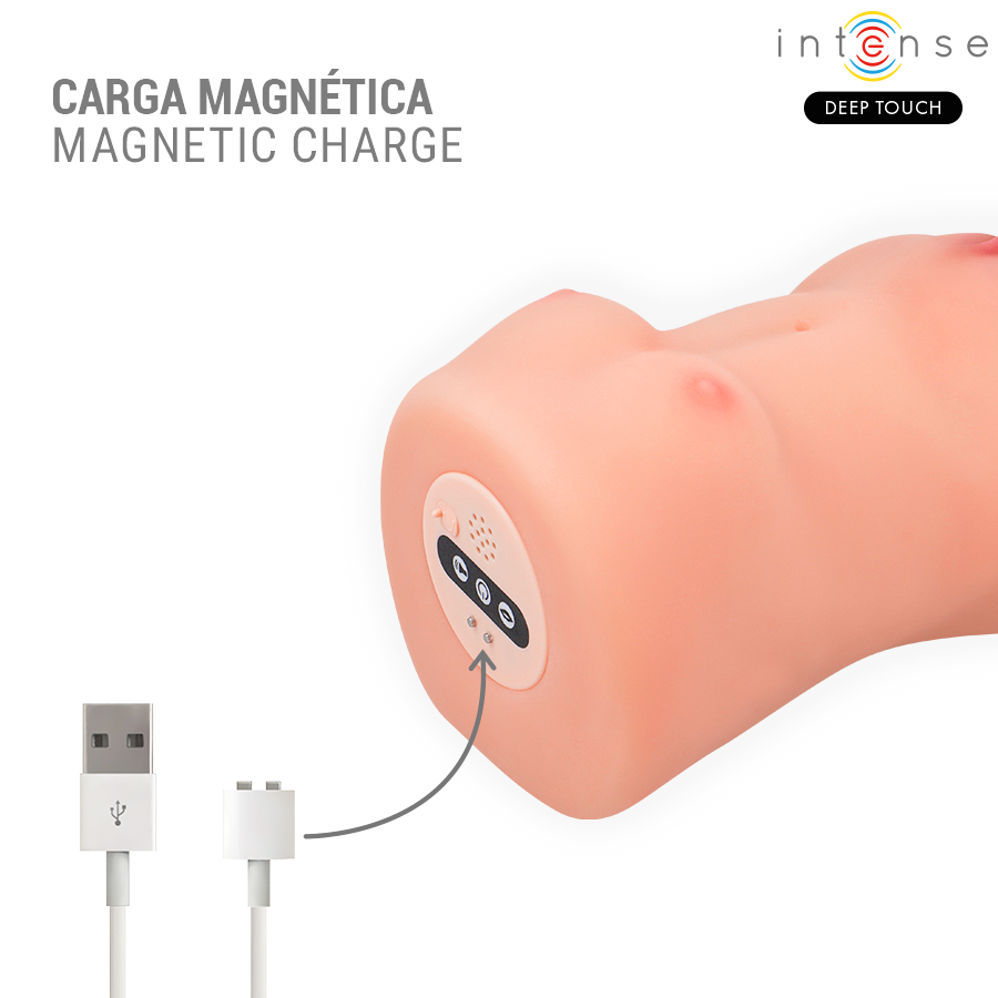 INTENSE DEEP TOUCH - CATHERINE VIBRATOR & SAUGMASTURBATOR MIT STIMME bei Secret Pulse im Erotikshop