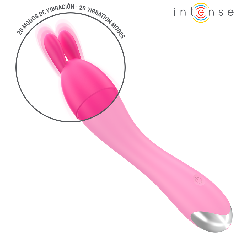 INTENSE - CHER VIBRATOR MIT 20 MUSTER UND AUSTAUSCHBAREN AUFSÄTZEN für intensive Stimulation und Self-Love