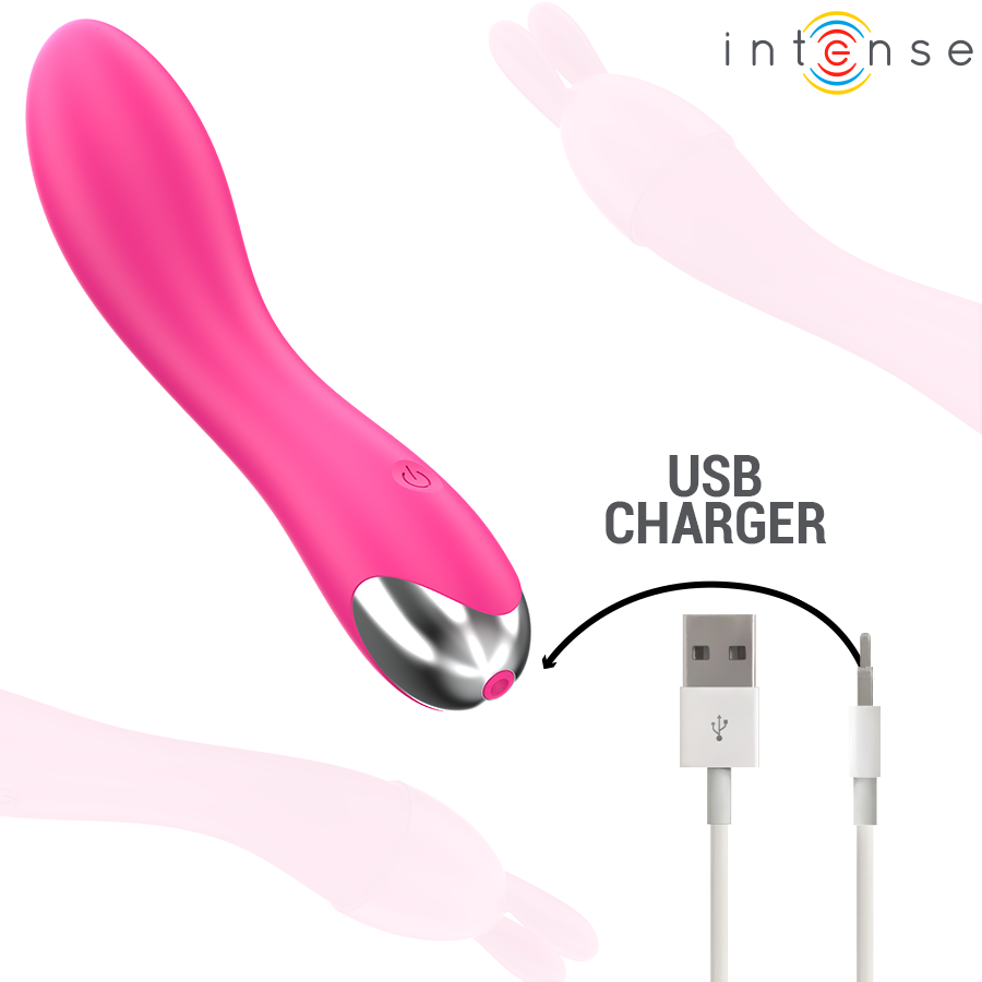 INTENSE - CHER VIBRATOR MIT 20 MUSTER UND AUSTAUSCHBAREN AUFSÄTZEN Produktansicht und Details