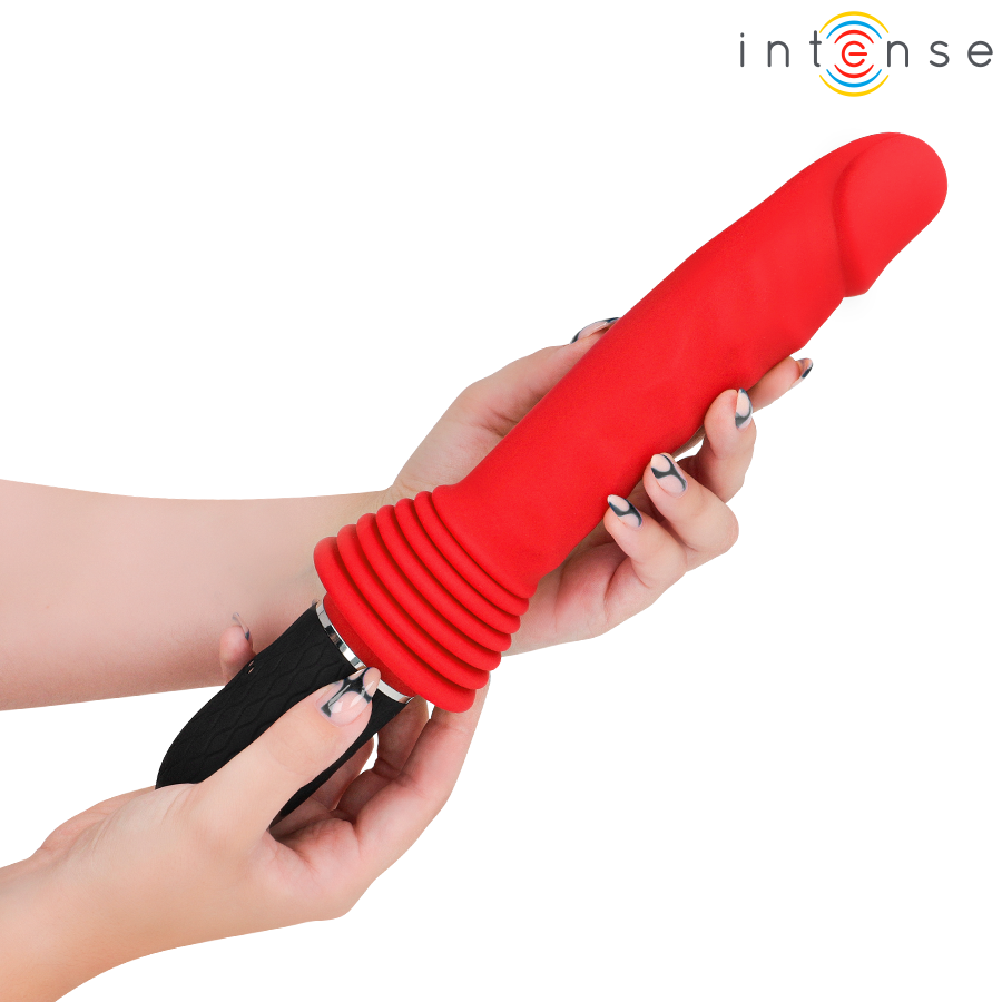 INTENSE - CYNTHIA FERNBEDIENUNGS-STOSSVIBRATOR MIT WÄRMEFUNKTION für sinnliche Momente allein oder zu zweit
