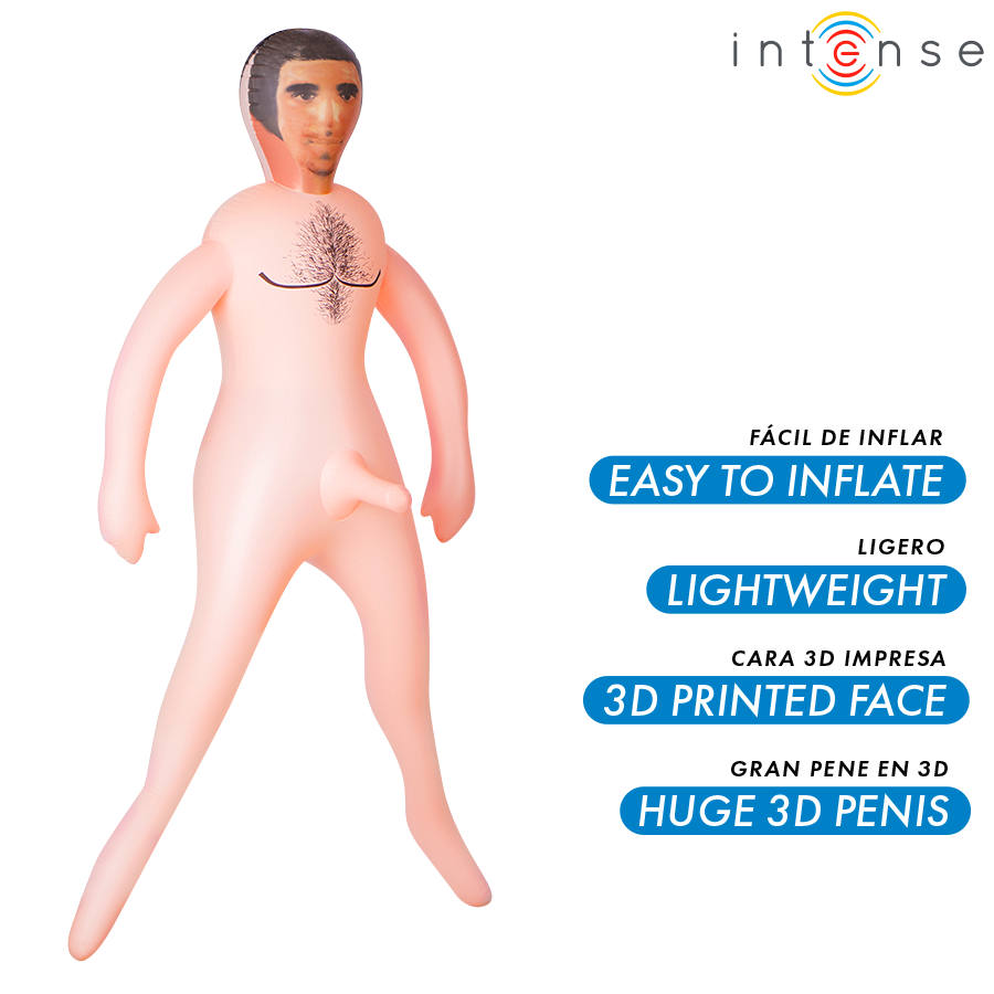 INTENSE DOLLS - AUFBLASBARE PUPPE ANTHONY MIT 3D-PENIS – Erotik-Zubehör Bild 2