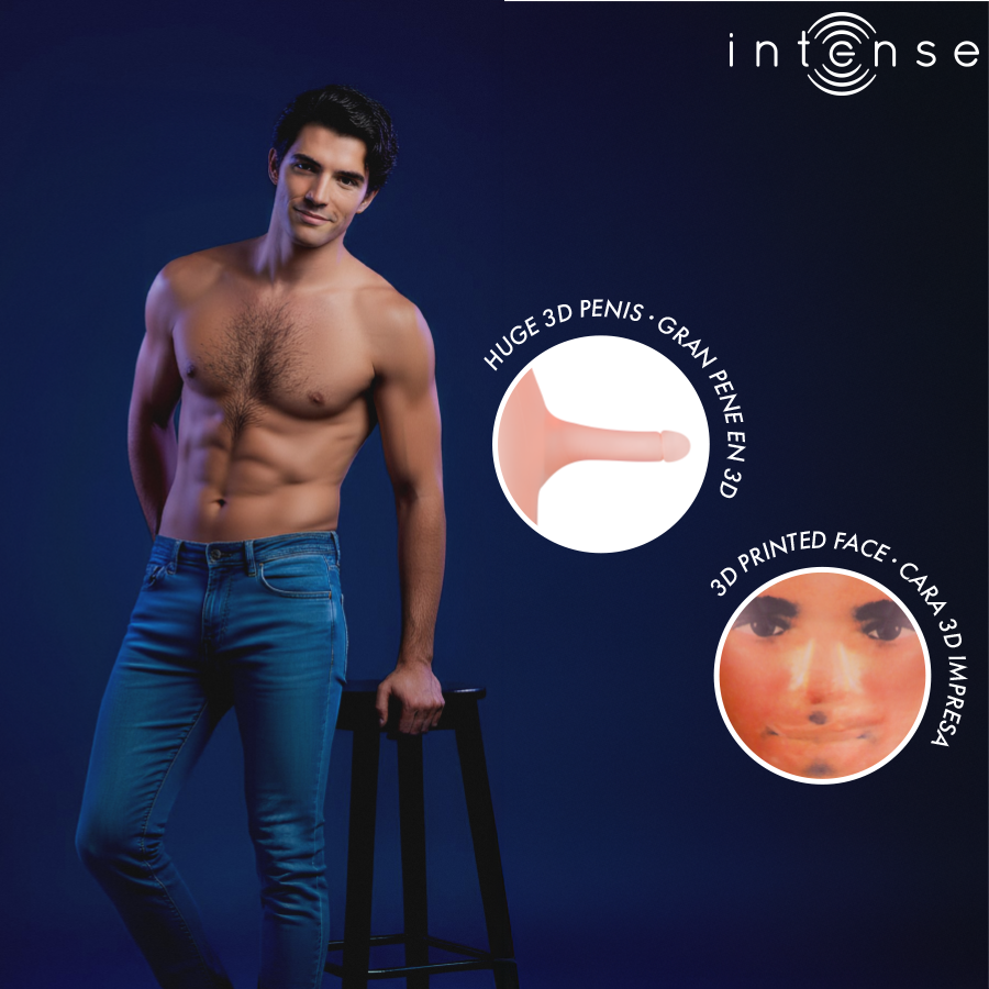 INTENSE DOLLS - AUFBLASBARE PUPPE ANTHONY MIT 3D-PENIS – Erotik-Zubehör Bild 3