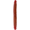 GET REAL - DOPPELENDES SILIKON-DILDO KARAMELL 35 CM Dildo diskret online kaufen