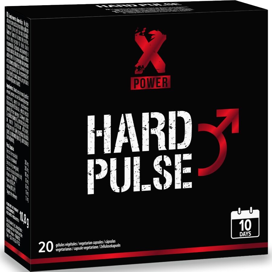 XPOWER Hard Pulse Express 10 Tage – Mehr Erektion & Ausdauer, 20 Kapseln – Potenz- & Lustprodukt von Secret Pulse