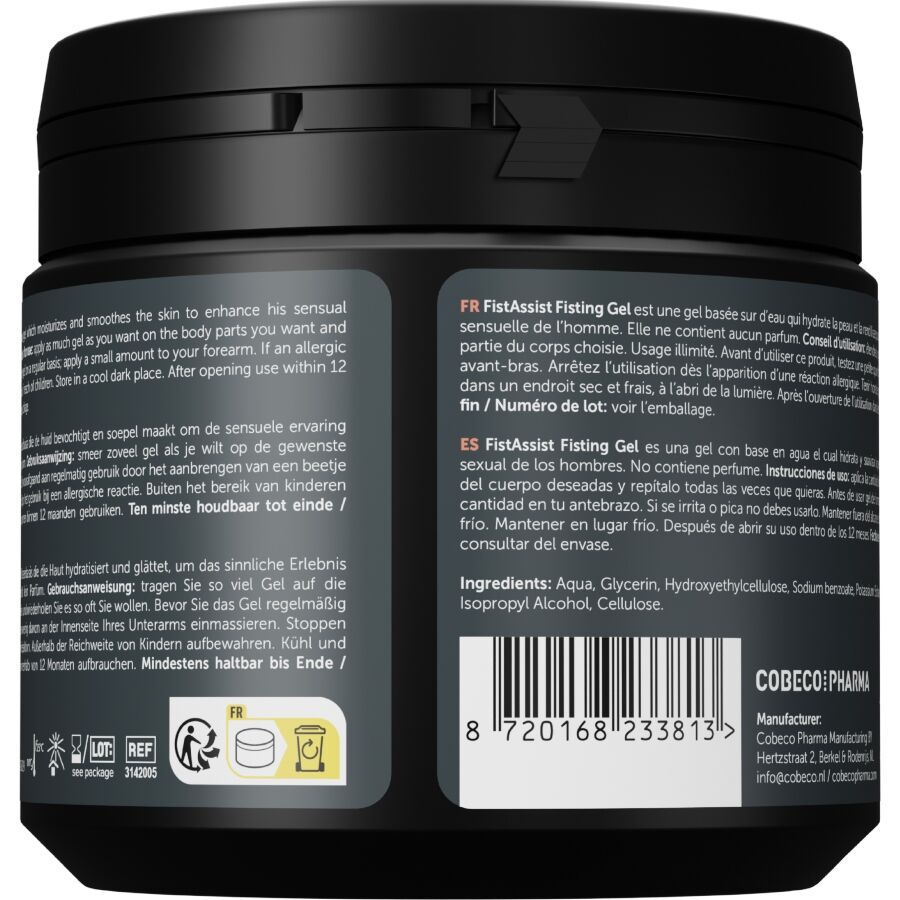 COBECO Fist Assist Gel 500 ml – Extra dickes Gleitgel für geschmeidige intime Momente