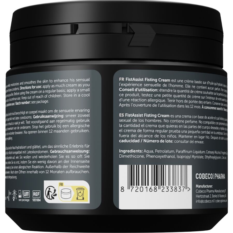 COBECO - FIST ASSIST Gleitcreme 500 ml – Intimkosmetik Bild 2
